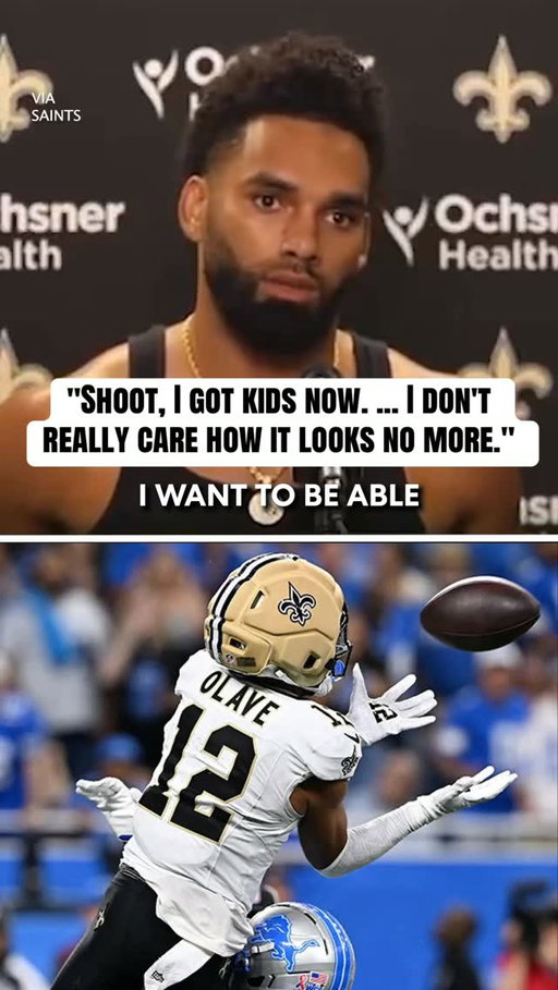 Saints star WR Chris Olave on his decision to wear a Guardian Cap this season 🏈

(via @saints)