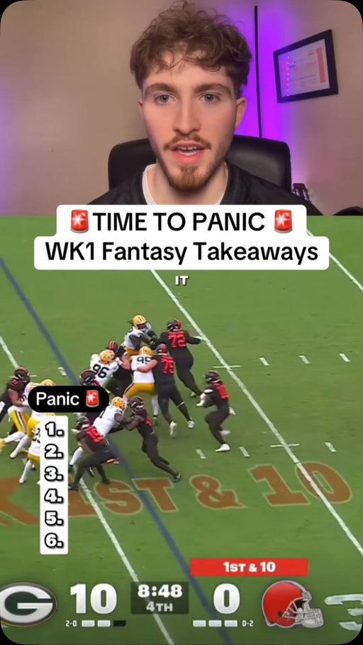 PANIC on these players ASAP in fantasy football #fantasyfootball
