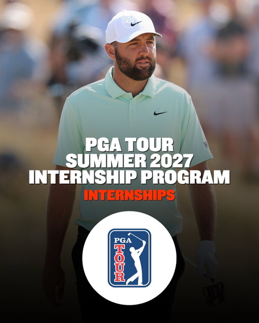Your PGA Tour career starts here.

Applications are now open for the 2027 PGA Tour Summer Internship Program in Ponte Vedra Beach, Florida.

This paid, eight-week program gives college students hands-on exposure to the business behind professional golf. Opportunities may be available across marketing, communications, business development, event operations, broadcasting, digital content, finance, technology, legal, human resources, and more.

Eligibility: Undergraduate or graduate students who will have completed their sophomore year by June 2027
Work Type: Full-time, in person
Program Length: Eight weeks
Compensation: Paid internship program

Application Deadline: January 8, 2027

Visit the @sportsbusinessventures job board through the link in our bio to apply!

@pgatour 

#SportsJobs #PGATOURInternship #GolfCareers #SportsInternships #SportsBusiness