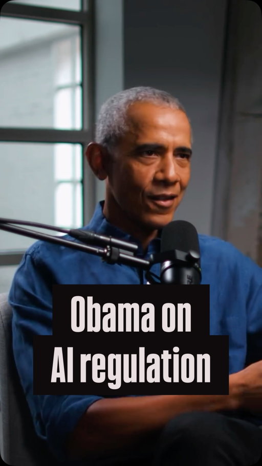 When former President Barack Obama was on Decoder three years ago, Nilay asked him why leaders of the AI industry seemed so open to government regulation: "I think there is, for the first time, some genuine humility because they are seeing the power that these models may have." #ai #regulation #politics #tech