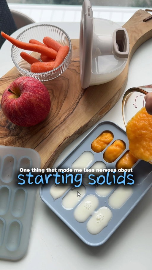 Starting solids is definitely quite the learning curve as a first-time mom 🥑🍎🫐🥕

It’s exciting (and a little nerve-wracking 😂) watching your baby try new foods for the first time. 

These baby food feeders from @moonkie_official is our favourite hack for feeding, teething, and a bit of play. 

Use code Christine15 at checkout 🤍 (🔗 in bio)

#startingsolids #babyfeeding #teethingrelief #momhack#canadianmom
