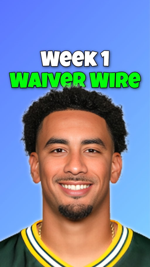 Week 1 Waiver Wire Pickups

#fantasyfootball