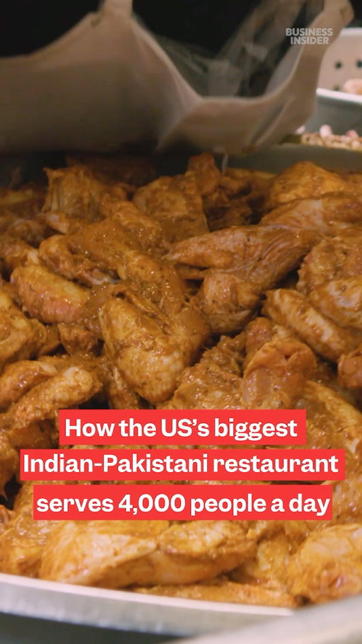 Aga's in Houston serves more than 4,000 people a day, and feeding that many customers takes a massive operation.

The restaurant has nine chefs and more than 200 employees preparing its Pakistani and Indian menu, with huge quantities of ingredients coming through the kitchen every day.

Business Insider deputy executive producer Havovi Cooper goes inside the kitchen at Aga's to see how it all comes together.

#Houston #texasfood #restaurants #bigbusiness