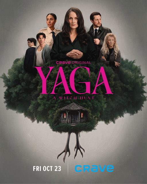 A witch hunt.

Starring Carrie-Anne Moss, Noah Reid, Clark Backo, and Hudson Williams, discover the myth of Baba Yaga in this bold Crave Original mystery thriller. Stream the 2-episode premiere of #YAGA on October 23 on Crave.