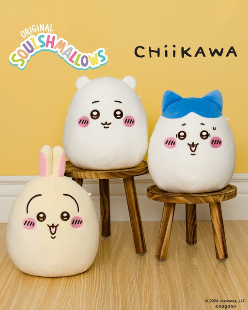 Make room for some extra kawaii with Squishmallows x Chiikawa 💫 Available now on Squishmallows.com