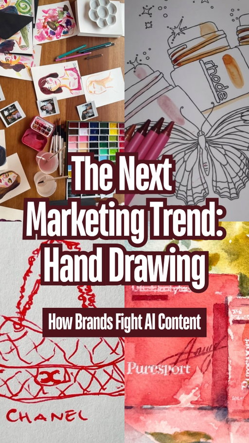 The next marketing trend is hand painting and hand drawing.

#marketing #trend #art #strategy #rhode