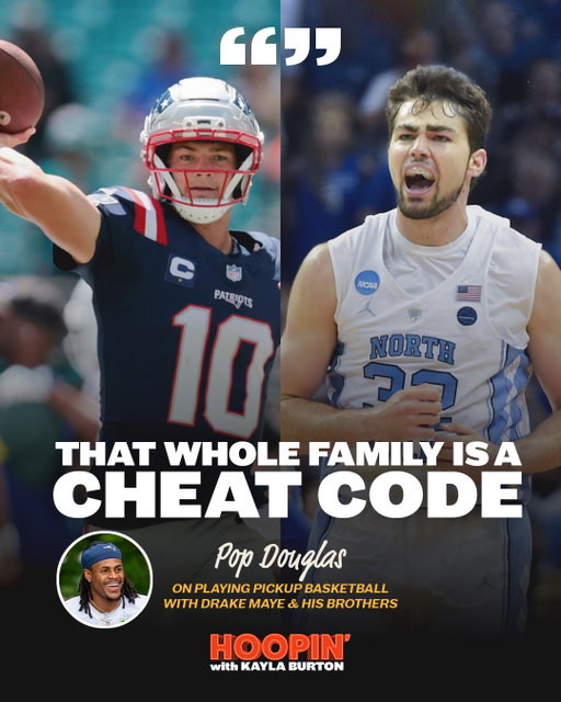 Pop Douglas can't believe the Maye family is THAT good at everything 😂 

🔗 Check out the full episode of Pop Douglas on Hoopin' with Kayla Burton at the link in bio