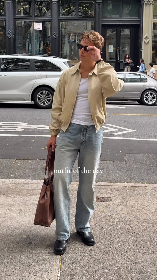 outfit of the day 

men’s style - men’s fashion - outfit inspo for men - fall outfit inspo - simple style for men - men’s jackets - outfit inspo - 

#mensfashion #mensstyle #outfitinspo #outfitoftheday