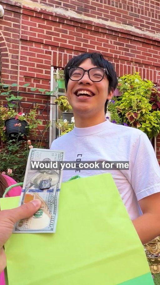Asking NYC Strangers in Brooklyn to cook until someone does… #ad @instacart #cookingchallenge #cooking #newyork #instacartpartner