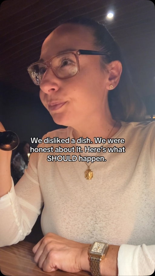 The perfect example of how restaurant staff SHOULD react when you’re honest about disliking a dish. 👀🤌🍽️ 
@fitoor_santamonica give this man a raise! 
#la #lafood #honestreview #foodreview #restaurant