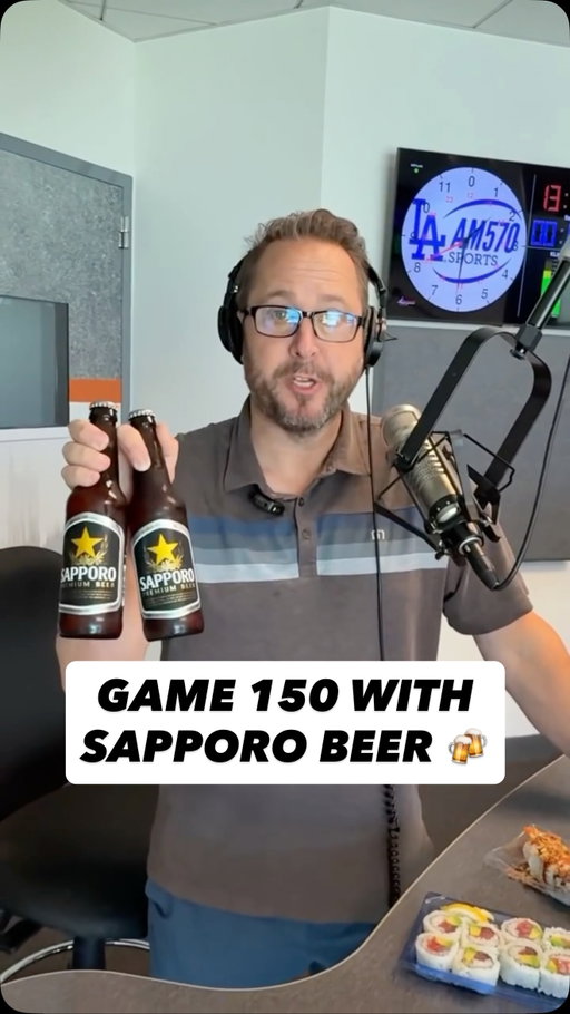 Today is GAME 150 as the boys in blue take on the Reds! 

Kanpai to 150 years of @sapporobeerusa! Good with sushi, great with baseball!