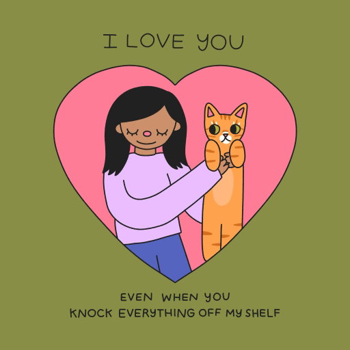 iykyk 

🎨: @carolinefriendart 

#catmom #catlover #catparent #catsofinstagram
