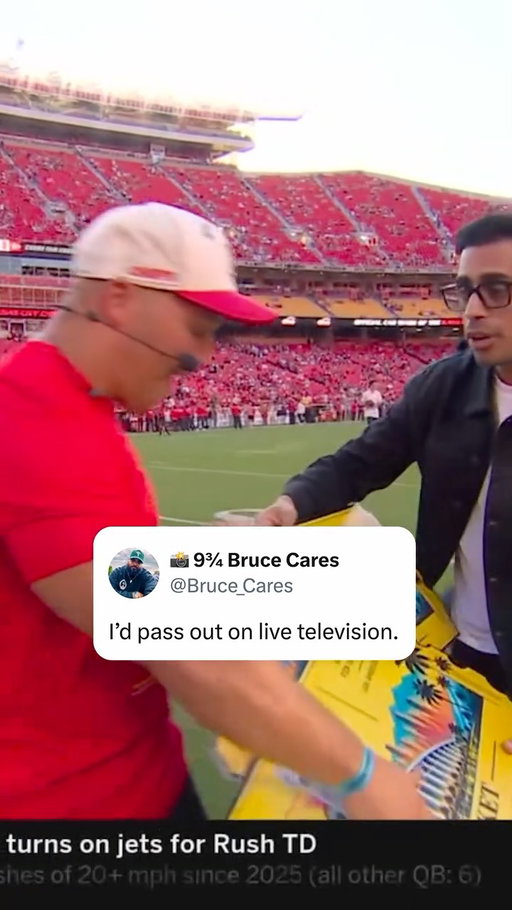 Nothing like football season 🥹

Adam Greeno, who won Firefighter of the Year in his town of Lee's Summit near Kansas City, just won Golden Tickets to Super Bowl LXI 👏🔥