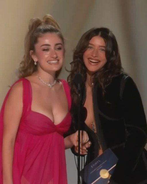 Me & my bestie showing up three hours late to the function after promising everyone we’d be punctual this time ❤️

Video: @treaclychild & @odessaazion at the #EmmyAwards [via NBC]