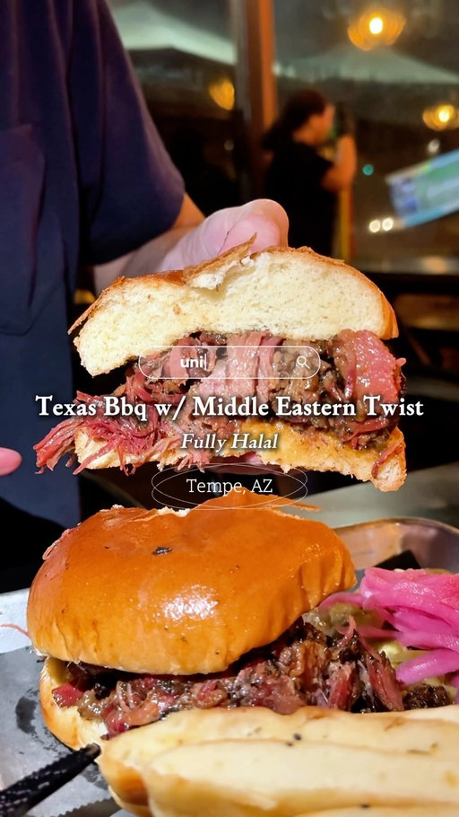 🍖Middle Eastern Inspired Texas Bbq: Would you try them?

Originally a food truck turned brick & mortar. This spot is located in Tempe, AZ near Mill Ave! Their menu is quite unique. Some items they are known for are Dino ribs, lamb, tandoori turkey etc. The staff were friendly, patient, and shared their faves with us while we decide.

We didn’t get to try much this time. @mrpanthereats got the brisket sandwich while I tried their peach tea beef belly. Although the peach tea beef belly was tasty, I did receive a few tough pieces. Might have just been my luck. They have two sauces, house and spicy. The house sauce would be the best of the two imo. We tried their Mexican corn and that’s solid!

What we tried:
- Candy brisket sandwich 
- Peach tea beef belly bbq
- Mexican Corn 

Quite a unique concept on University!! What are your thoughts?

📍 WILD Bbq
🗺️ 601 W University Dr, Tempe, AZ 85281

#tempeaz #texasbbq #arizonafood #bbqlover #tempefoodie