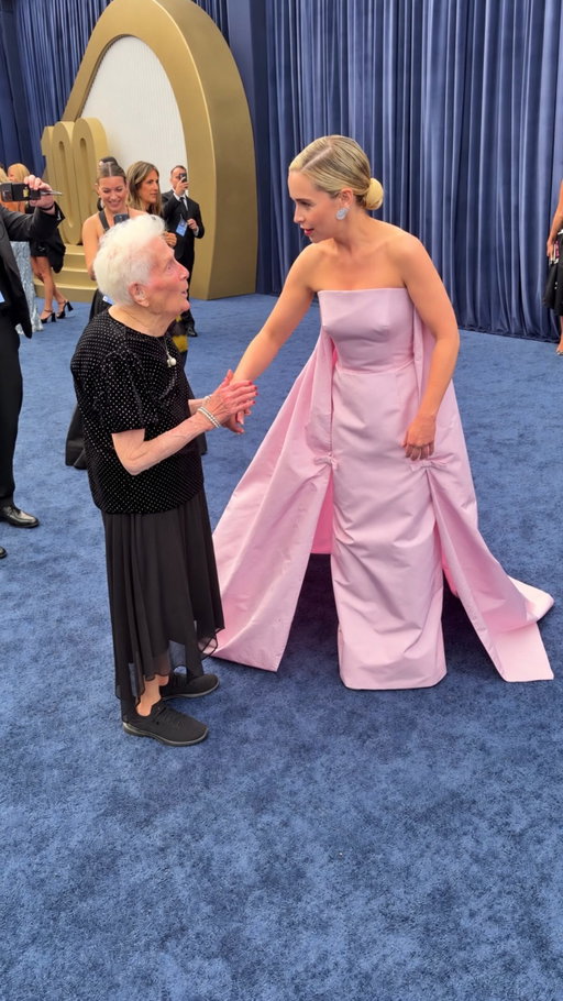Granny and I hit the Emmys red carpet to celebrate #NBC100!

We uncovered celebrities’ hidden talents in the style of  #AmericasGotTalent. 🎤

Catch the #Emmys NOW on @NBC and @peacock #ad #stevecarell