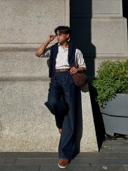 so this middle-aged pakistani man was watching me take these fit pics for a solid two minutes then shuffled over in the most nonchalant way and was like “excuse me… you take picture for me also?” and without hesitation I took his phone, pointed at the exact same spot, and told him to lean there while annie and I went full hype mode screaming “yes uncle!! the camera loves you!!” as he struck the funniest nonchalant cool dad pose known to man and after I showed him the pics he pulled me into this warm hug then nodded once like the transaction was complete and walked off into the sunset without another word leaving me and annie like “wait did we just become part of his philly core memory or something”

…

reason 472627 why I love philly