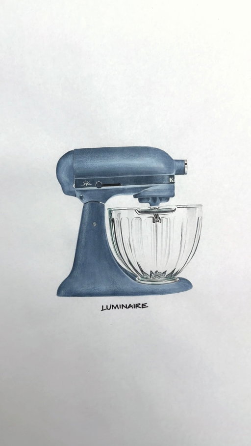 #CratePartner Art on your countertop. 

Introducing Luminaire, the new design series stand mixer from @kitchenaidusa - find it at @crateandbarrel