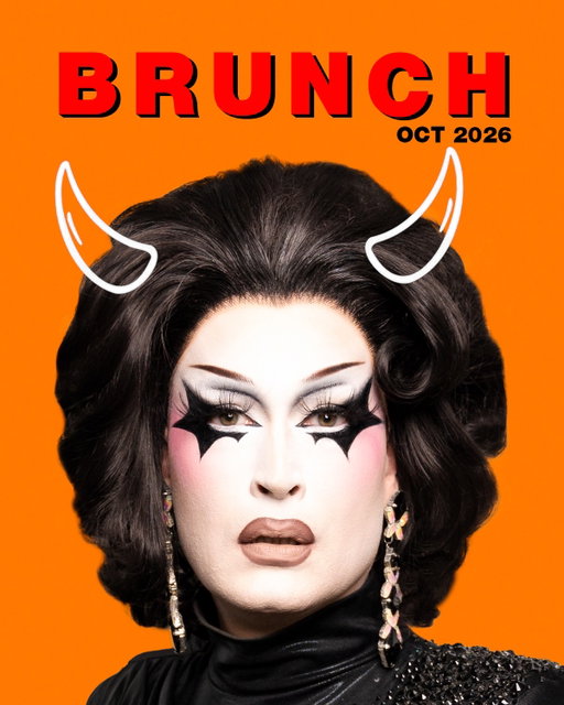 666 little devil with a lisp 😈 OCT 2026 Drag Brunch @thedrakehotel 

OCT 3 🎃 @actaviax 
OCT 10 🎃 @jenna.seppa 
OCT 17 🎃 @itsvangoth 
OCT 24 🎃 @theparismatik 
OCT 31 🎃 @emaanlabelle 

#dragbrunch #halloween #devil #pumpkinspice #canadasdragrace