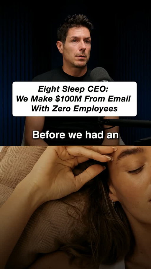 Comment “Watch” for the full episode 👇️⁠
⁠
Email marketing at @eightsleep generates close to $100M with a team of zero.⁠
⁠
Co-founder and CEO @matteofranceschetti explains how @alexzatarainj built the AI bots running the entire channel in just three days.⁠
⁠
How many teams could operate like this today?