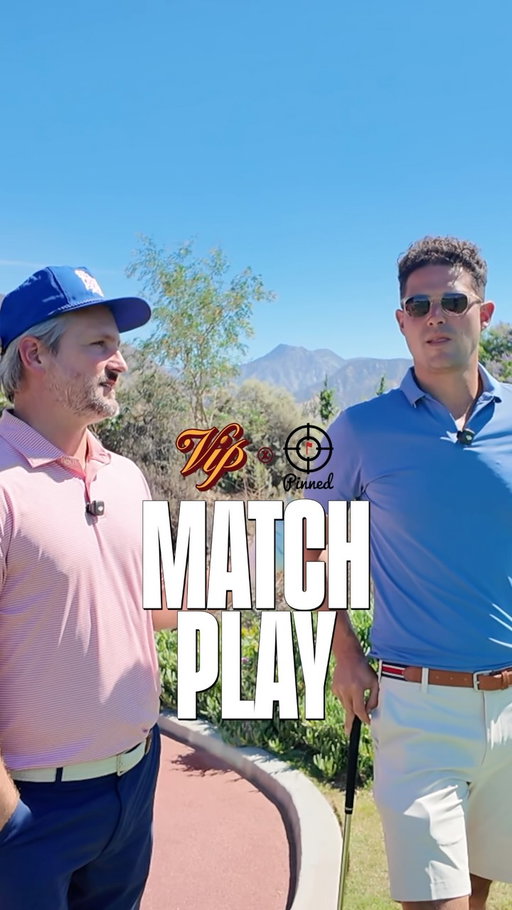 The Vanity Index @pinnedgolf Match Play continues. 🎯

@chadmumm and @wellsadams take on a closest to the pin challenge on hole two of their three hole match at Angeles National, with the winner taking home some Pinned gadgets.