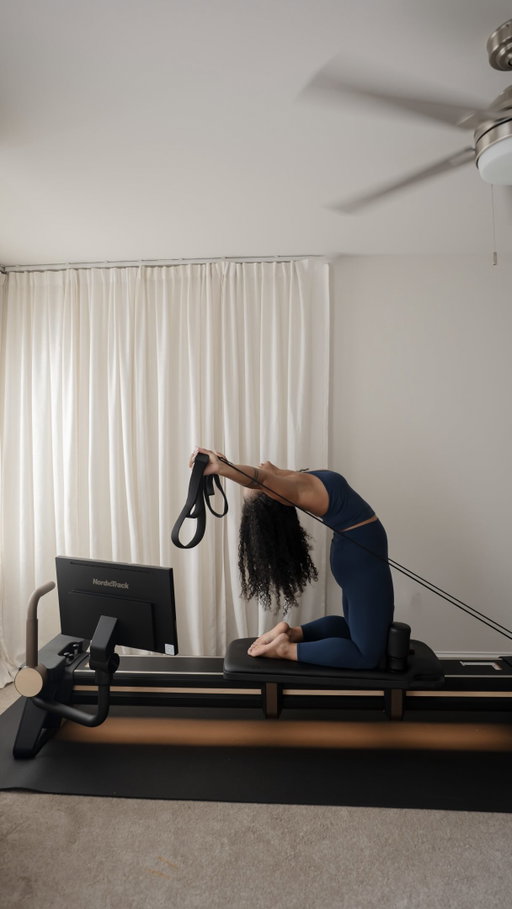 I Love Pilates… I Just Love Being Home More 😂 Having the @nordictrack Ultra 1 Reformer at home means I can get my movement in without having to head back out after a long day. And with @ifit , I can just choose a class and let someone else do the teaching for once 😂

@nordictrackpilates  #pilates #reformer #nordictrack #iFIT