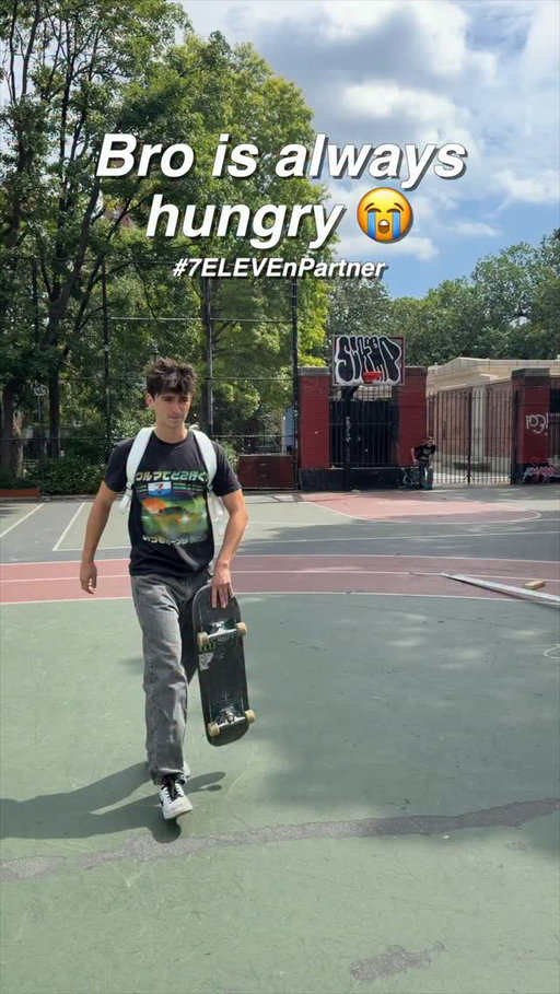 A day skating through the city isn’t complete without some fuel. BiG Flavor Bar at @7eleven has me covered—the only problem is knowing when to stop 😂 #7ELEVEnPartner #BiGFlavorBar