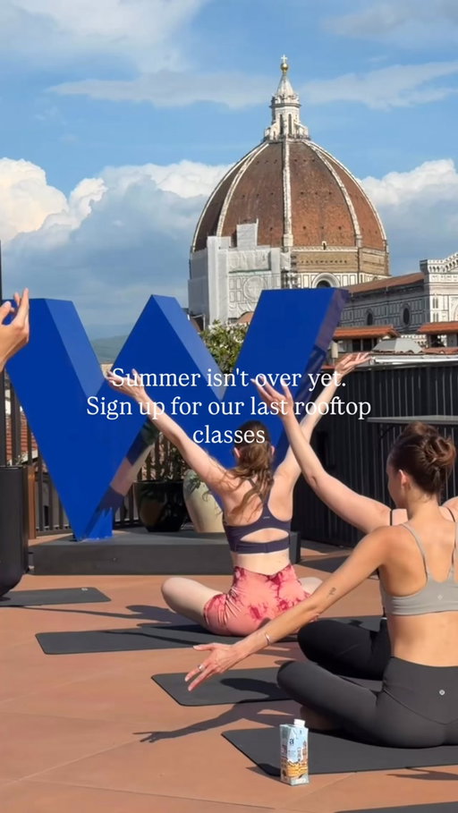 The warm days are almost gone. Catch a class up there before the temperature drops:

📆Rooftop Yoga — September 17th
📆Rooftop Pilates — September 30th

📍 W Florence @wflorence.hotel 
Book your spot — link in bio

🇮🇹I giorni caldi stanno per finire. Prenota una lezione lassù prima che le temperature scendano:

📆Rooftop Yoga — 17 settembre
📆Rooftop Pilates — 30 settembre

📍 W Florence @wflorence.hotel 
Prenota il tuo posto — link in bio