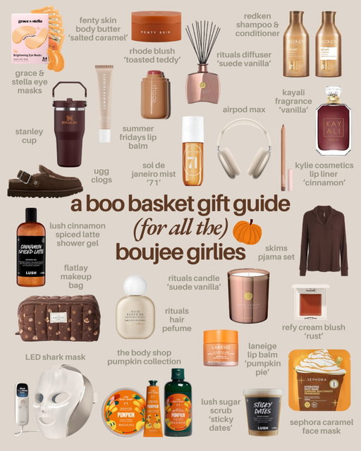 Send to someone who owes you a boo basket 🎃👻🍁🍂

comment 'link' for all the links to the products!

Here are a few of my autumn favs! It’s the in thing right now to do a ‘boo’ basket for your loved one so thought I’d put some ideas in here to make it easier. Imagine getting any of these?!?!😍

#giftideas #boobasket #boobasketideas #autumngifts #giftguide