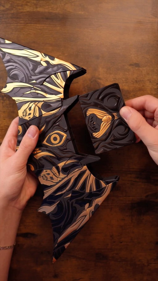 What do you think of these giant demon playing cards? 
•
-Cards by: @cardmafia 
•
This deck is a classic in my collection because so many people love to see the cards taken out of the box. Is it a bit much? Maybe. Does it still look so cool every time? Absolutely. The details are great, the cards feel amazing, and the box blows everyone away. Do you enjoy this deck? 
•
#playingcards #unboxing #demon #danielhuckins #reels