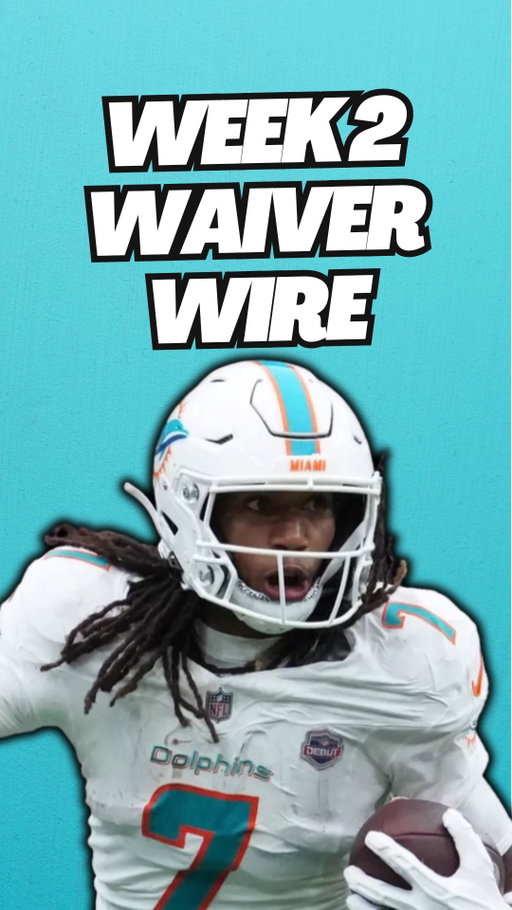 The Only Week 2 Waiver Wire Pickups that Matter #fantasyfootball #fyp #nfl #week2 #waiverwire #waivers #waiverwirepickups #mustadd 

Updated ROS & Weekly Rankings Link in bio!