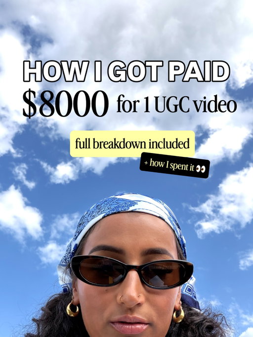 COMMENT ‘SKOOL’ to learn the exact negotiation behind this $8,000 deal inside my UGC Creator Network.

How I got paid $8,000 for 1 UGC video 👀

This is for educational purposes and to show you the possibilities with UGC. Not all brand deals are created the same‼️

Also important to note that this was a large brand and the agency represents mainly influencers (so I shot for the stars with my rate) 😊

ANDDDD I was 2 years into my UGC journey when I landed this deal and had analytics to back it up!

If you want to start UGC as a complete beginner, comment STARTER and I’ll send you my free guide to get started ✨

#ugc #ugccommunity #ugccreator #ugcmom #ugccreator