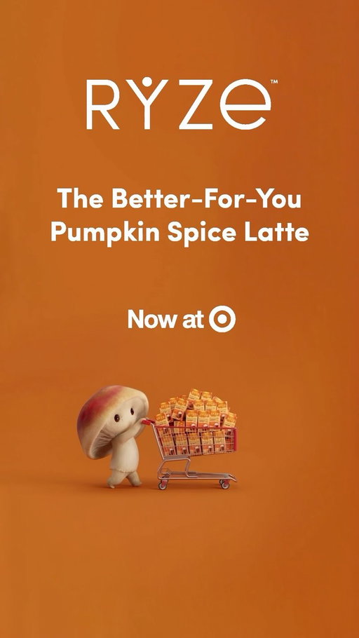 The moment Rye’s been waiting for is finally here… 🤭🍂 Meet the Pumpkin Spice Latte that tastes like fall and helps you feel better 🤝

It’s creamy. It’s spiced. It’s made with 1000mg of our SUPER6™ Mushroom Blend to support sustained energy, mental clarity, and healthy digestion (AKA a PSL that feels as good as it tastes 😉) 

Now available at @target for a limited time! Link in bio to find a store near you 🎯