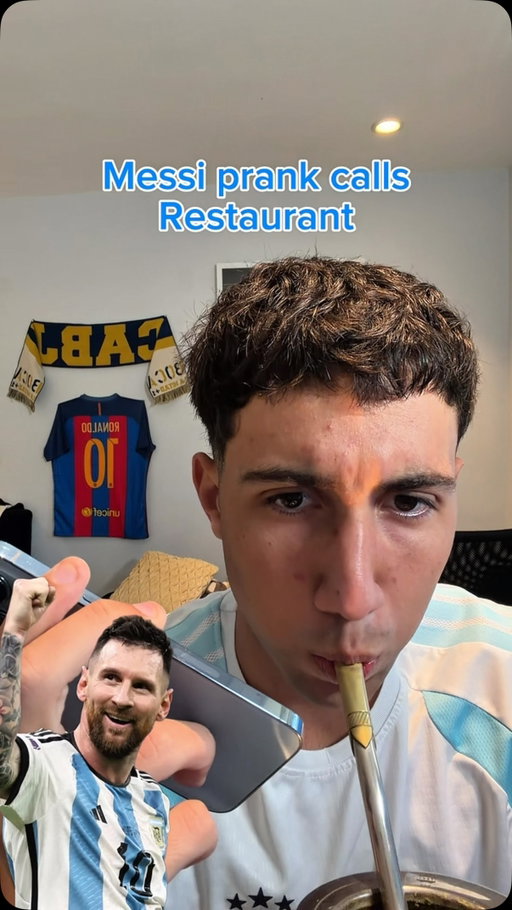 Messi prank calls 😂⚽️

#football #soccer #messi #prank #reels