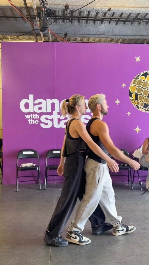 Finally made it to the ballroom🪩 Excited to perform for you TMRW NIGHT💃 @dancingwiththestars