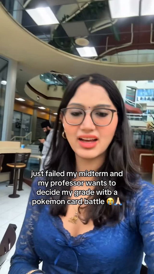 Would you battle your professor for an A or take the L?

Just failed my midterm and my professor said my grade can be decided by a Pokémon card battle… what is happening 😭

failed my midterm
professor pokemon battle
pokemon card battle
midterm exam fail
failed exam story
professor email
college midterm fail
university exam fail
pokemon cards
trading card battle
gen z professor
funny professor email
school storytime
college storytime
exam grade drama
pokemon tcg
grade decided by battle
student life
viral school story
funny college story
midterm grade battle

#storytime #college #pokemon #funny #viral