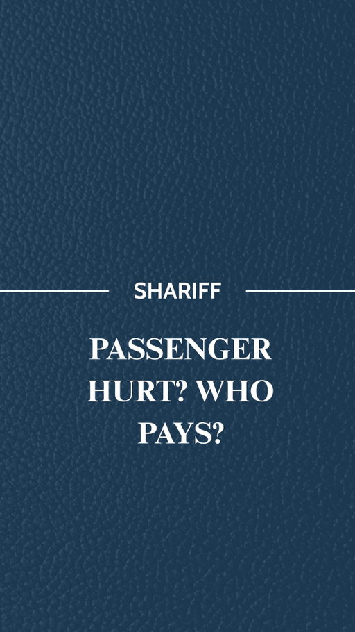 As a passenger, you may not be at fault, but figuring out who may be responsible can still get complicated.

1. The at fault driver’s insurance This could apply whether the crash was caused by the bus driver or another vehicle.
2. The transit company’s insurance A bus company may have commercial coverage that could come into play depending on who was responsible.
3. A third party If poor maintenance, a mechanical failure, or another issue contributed to the crash, another company could potentially share responsibility.
Not being behind the wheel doesn’t mean there’s only one place to look for compensation.

Shariff Injury Lawyers represents injured people across Texas and helps fight insurance companies so you can focus on healing.

If you or someone you love was hurt as a passenger, comment “HELP” and our team will reach out for a free consultation. You don’t pay unless we win.