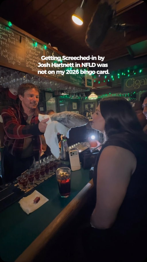 Josh, what are you doing here!? 🥃🎣🤭✨ 

@netflixca #BELOW #Newfoundland #screetchedin #georgestreet #newfie