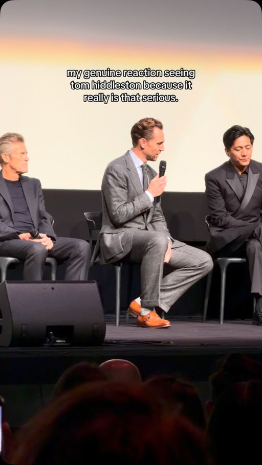 @twhiddleston i loki ate the rest of your popcorn sorry… #tomhiddleston #lokilaufeyson #tiff #marvel #dontletthisflop