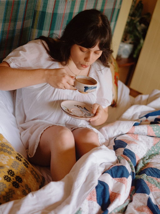One morning at Glebe. Soaking up the colours and textiles and convincing myself to get better at mixing patterns at home. @glebehousedevon ad-press stay