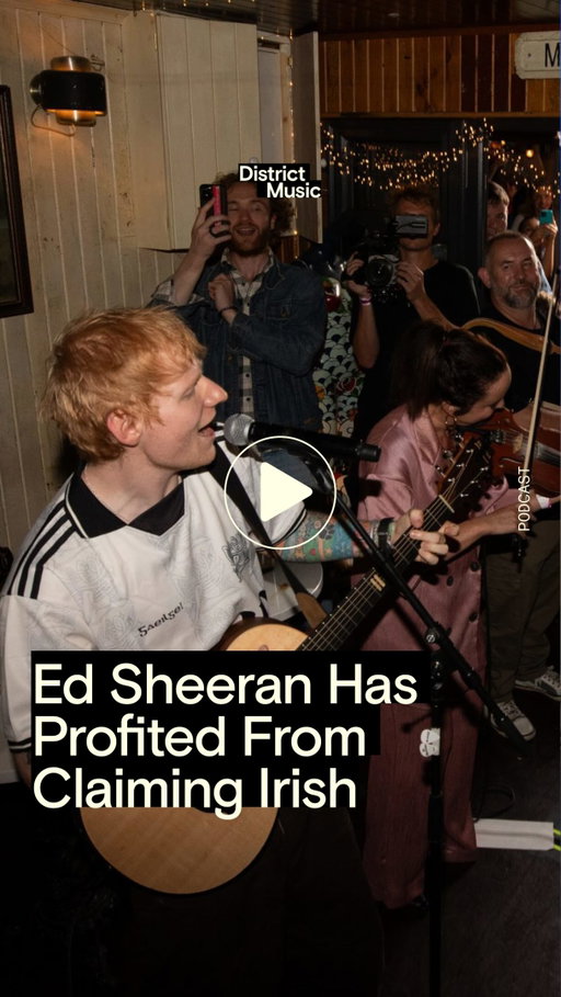 Ed Sheeran is directly profiting off “being Irish” whilst holding no Irish values.

Listen to the District Music Podcast through the link in our bio.

🎤: @dray.morgan @rachelmaehannon