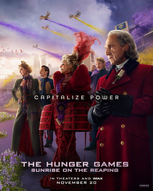 Challenge authority. Capitalize power. #TheHungerGames: Sunrise on the Reaping – in theaters & IMAX November 20.