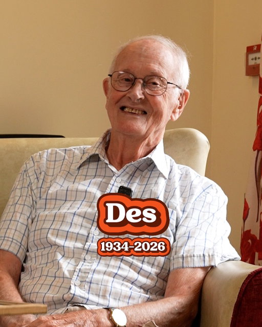We are sorry to share that our wonderful Des has passed away. Des’s wisdom and adoration for his wife Bridget never failed to move us - he was a true gentleman. Our thoughts are with his family.

We know many of you looked up to Des for his advice, love and compassion. We’ve put together a few of our favourite Des moments in his memory. We will miss him dearly but know that he is now reunited with his beloved Bridget.

Love, Bailey and the Old Friend Club team x