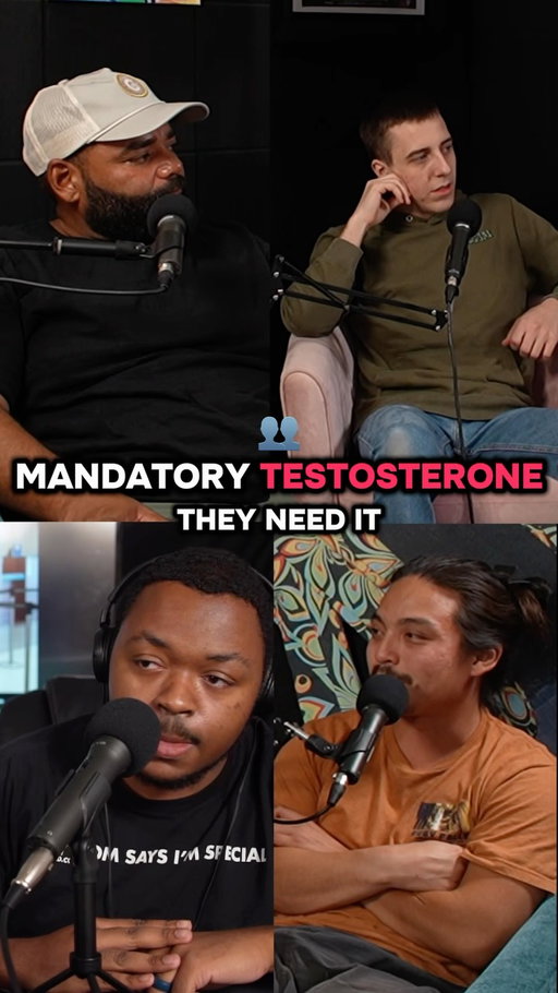 should they have mandatory testosterone in the military? 🤔🫡 #military #veteran #comedy #podcast #podcastshow