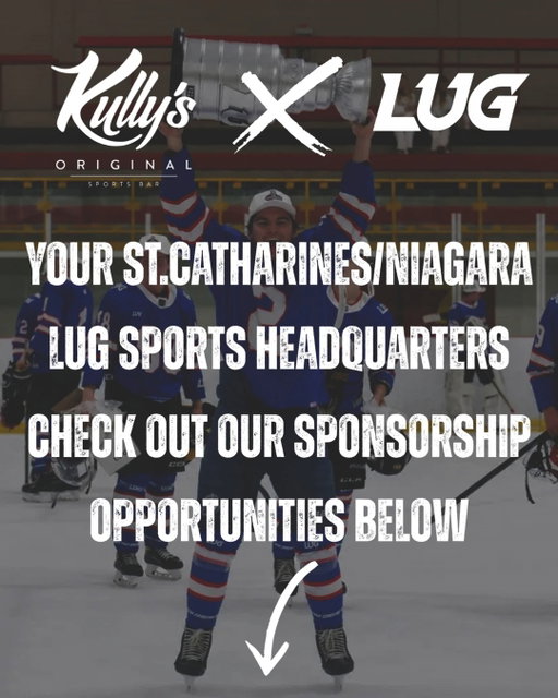Kully’s is proud to be your @lugsports post‑game headquarters in the Niagara region. LUG is Canada’s largest adult recreational hockey league — built for competitive games, good vibes, and a true team community.

LUG teams can email coach@kullys.com to join our Team Sponsorship VIP Program:
Every 6 teammates who visit post‑game earn a FREE large pizza, plus 15% of your team’s spend back toward an end‑of‑year party.🍕

Interested in joining LUG Sports?
Hit the link in our bio to learn more!