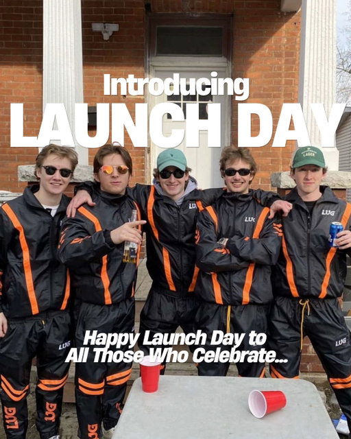 Introducing LUG Launch Day (LLD). The Official Day to wear and represent LUG on campus. Rock LUG, win EPIC prizes. 

Swipe for details of our give-aways, how to win, and when to tune in to catch @bigjohngolfs live on IG with the LUG co-founders TODAY at 5:30 PM EST.