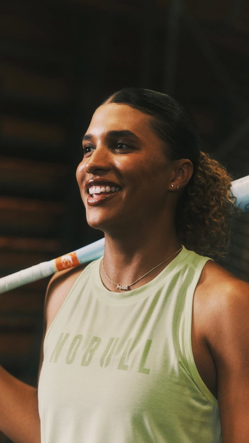 For star professional softball player Maya Brady, pressure isn’t something to avoid. It’s something to live up to. She thrives on competition, embraces growth, and is always chasing the next version of herself. That’s NOBULL. And we’re proud to officially welcome her to our team.