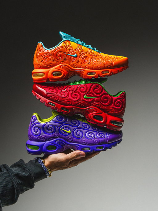 In case you haven’ t heard Nike x One Piece is coming

There are three Air Max Plus builds with each one being inspired by a different Devil Fruit. Gomu Gomu no Mi. Mera Mera no Mi. Ope Ope no Mi.

When taking these photos I didn’t want to use any props or anything because I wanted the details of each shoe to shine. I tried to shoot each one in a way that represented the power of the Devil Fruit they were designed after. These are designed incredibly well, with lots of details feeling like they were lifted straight off a manga page.

The anime of One Piece gets lots of attention, but this project went to the source. The manga is where Oda built this whole world almost 30 years ago, long before it became one of the longest running anime series ever made.

Dotswoosh not only has done some great licensing projects the past few years, but they’ve do it in a way that truly brings fun to sneakers, something that can be missing in a lot of sneaker projects these days.

Here’s some release info:

The Ope Ope no mi - Select retailers in US and Europe on Sept. 19th.

The Mera Mera no mi - Select retailers in Japan, Korea, China, Taiwan, Indonesia, and Mexico beginning September 12, and in Australia October 16-18.

The Gomu Gomu - Available via SNKRS Pre-Order in the United States, Japan, and select European countries beginning September 25.

@dotswoosh 
@nike 
@onepiece_staff