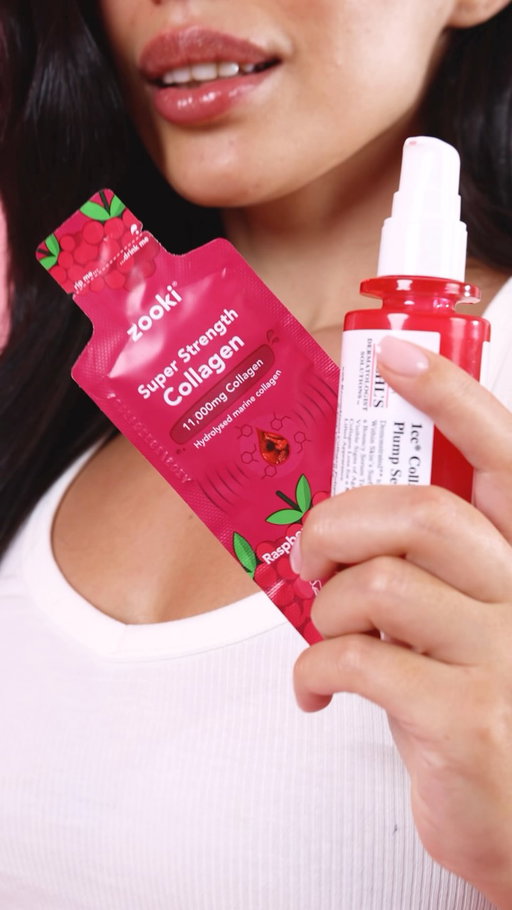 Zooki x @kiehlsuki 

It’s time to plump up the volume. From the inside out.
Collagen you drink. Collagen you apply. One clinically-backed pink pairing.

Zooki Raspberry Sorbet is back, in collaboration with Kiehl’s new CollaShot Plump Serum. Ingestible collagen that works beneath the surface, meets topical efficacy you can see and feel on top of it. Together, they’ve got your collagen levels covered, inside and out.

To celebrate, we’re giving you a little taste of both. Order Raspberry Sorbet from Zooki.com and receive a complimentary sample of Kiehl’s CollaShot Plump Serum. Or purchase CollaShot Plump Serum in-store from Kiehl’s and receive a complimentary sample of Zooki Raspberry Sorbet Collagen.

Two ways to discover the duo. One very good reason to try both.

#Zooki #Kiehls
