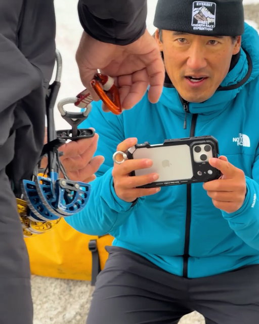 Jimmy Chin takes iPhone 18 Pro to new heights to depict the spiritual connection between climber and pure verticality.

See the work as part of our global photography exhibition “What Holds Us,” exploring the search for human connection within a heavily distracted contemporary world. Through moments of touch, gaze, care, ritual, solitude, and shared experience, the artists explore presence and the ways we relate, belong, and find meaning. In New York City September 18-20. 

#ShotoniPhone by @jimmychin
Commissioned by Apple